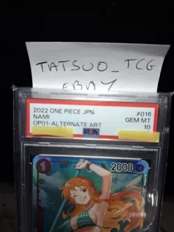 【PSA10】Nami (Parallel) OP01-016 R ROMANCE DAWN - ONE PIECE Card Game Japanese - Image 3