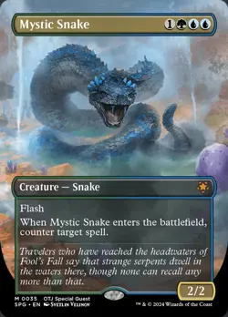 Mystic Snake (Borderless) - MTG Cards Shop - Image 1