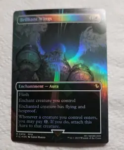 Brilliant Wings (Borderless) Commander: Final Fantasy Foil - Image 1