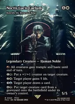 Kenrith, the Returned King-Final Fantasy: Through The Ages-Borderless-Foil-23-NM - Image 1