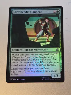 1x FOIL Earthbending Student - Avatar: The Last Airbender: Eternal-Legal - MTG - Image 1