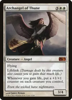 MTG - Archangel of Thune - Fanart Magic 2014 Playtest - EDH / Playtest - Image 1