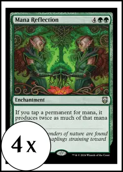 MTG - 4 x Mana Reflection - Modern Horizons 3 Commander - Playset 4x x4 - Image 1