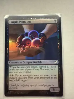 1x (TLE) Purple Pentapus - Foil MTG Avatar: The Last Airbender Eternal NM Magic - Image 1