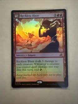 MTG FOIL Reckless Blaze - Avatar: The Last Airbender Eternal #124 - Image 1