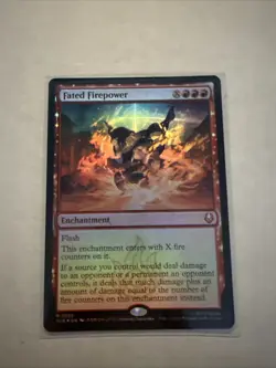 Fated Firepower 132 NM Foil MTG Avatar: The Last Airbender Magic - Image 1