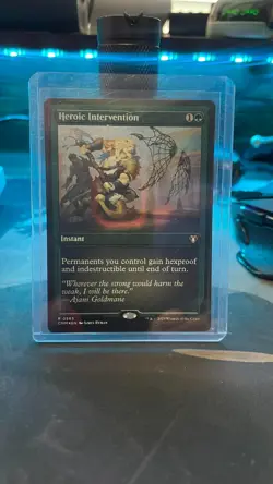 Magic: The Gathering Instant Heroic Intervention Rare Foil etched - Image 1