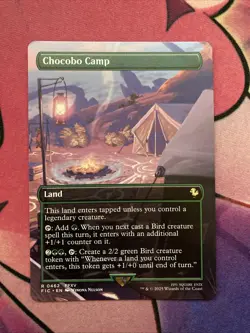 Chocobo Camp 462 Borderless Final Fantasy Regular Rare Magic The Gathering FIC - Image 1
