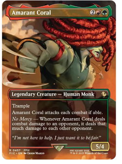 Amarant Coral - Borderless Final Fantasy MTG - Image 1