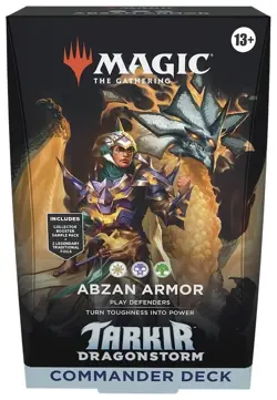 Magic the Gathering Tarkir Dragonstorm Commander Deck - Abzan Armor - Image 1