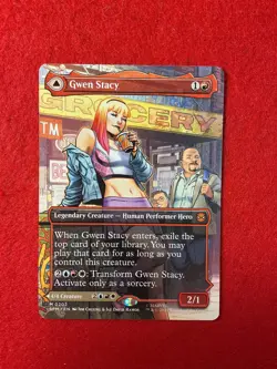 Gwen Stacy - Borderless - Marvel's Spider-Man - Magic the Gathering - MTG - Image 1