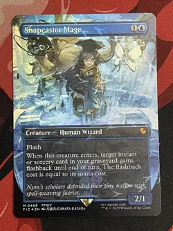 Snapcaster Mage Borderless Chocobo Track FOIL Final Fantasy Foil MTG Magic - Image 1