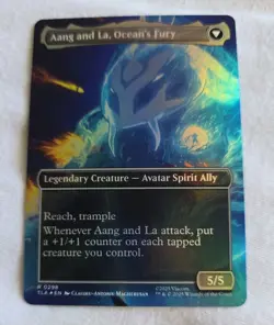 Aang, Swift Savior (0298) (Borderless) Avatar: The Last Airbender Foil - Image 2