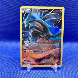 Black Kyurem XY80 [Pokemon TCG: XY Black Star Promo] Full Art Holo MP - Image 1