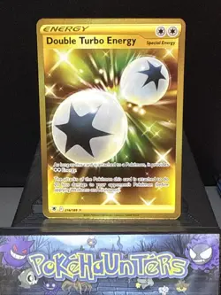 Pokemon Card Double Turbo Energy 216/189 Astral Radiance Gold Energy NM - Image 1