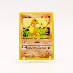 Charmander - 46/102 Base Set 1st Edition Shadowless Pokemon - NM/LP - Image 1
