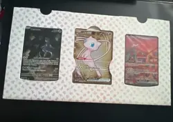 Pokemon TCG 151 UPC Promo Set Mew 053, Mewtwo 052, Metal Mew 205 New Sealed - Image 2