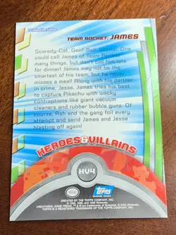 2000 Topps Pokemon TV #HV4 James Foil - Image 2