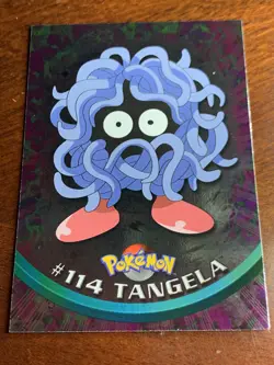 2000 Topps Pokemon TV #114 Tangela Silver Foil FREE COMBINED SHIP - Image 1