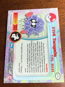 2000 Topps Pokemon TV #114 Tangela Silver Foil FREE COMBINED SHIP - Image 2