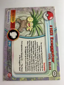2000 Topps Pokemon TV #103 Exeggutor (C) Silver Foil FREE COMBINED SHIP - Image 2