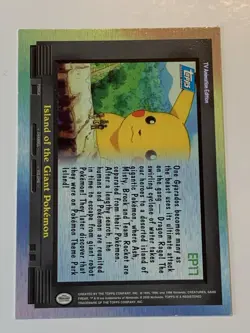 2000 Topps Pokemon TV #EP17 Island of the Giant Pokemon Silver Foil (C) - Image 2