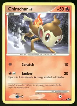 Pokemon Tcg Chimchar #12 Pokemon POP Series 8 NM - Image 1