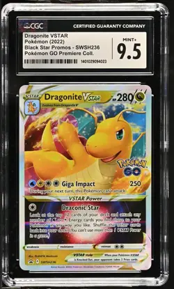 2022 Pokemon Go Dragonite Vstar Promo SWSH236 CGC 9.5 - Image 1