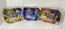 Pokemon TCG Paradox Destinies ex 3 Tin LOT. Brand New/Factory Sealed - Image 1