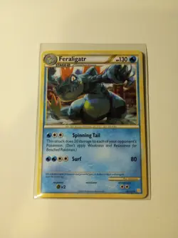 Pokemon TCG - Feraligatr Heartgold & Soulsilver (20/123) Non-Holo NM/LP!!! - Image 2