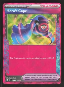 2024 SV05: TEMPORAL FORCES HERO'S CAPE 152/162 MINT ACE RARE HOLO POKEMON - Image 1