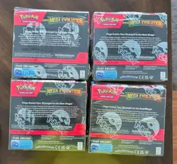 Lot X4 EMPTY Pokemon TCG: Mega Evolution Enhanced Booster Box - Image 5