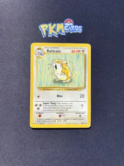 Pokemon TCG Raticate Base Set 40/102 Regular HP. - Image 1