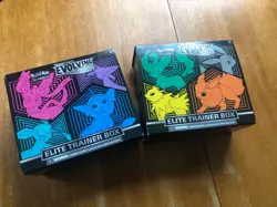 Set of Pokemon Evolving Skies EMPTY Elite Trainer Box (ETB) No Packs! - Image 1