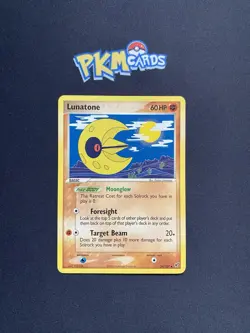 Pokemon TCG Lunatone EX Deoxys 36/107 Regular LP. - Image 1