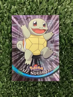 Squirtle 1999 Topps Pokemon #7 TV Animation Edition Foil Free Shipping! - Image 1