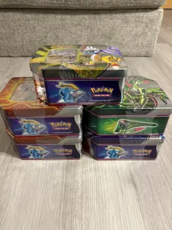 5 Pokemon TCG Walmart Black Friday Paradox Destinies Tins SEALED 5 Packs/Tin - Image 2