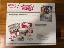 Pokemon White Flare Pokemon Center EMPTY Elite Trainer Box ETB - NO PACKS/PROMO - Image 2