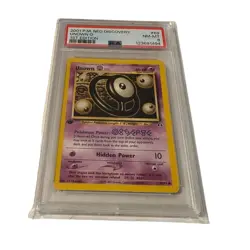 2001 PSA 8 Pokemon Unown 1st Edition P.M. Neo Discovery #69 Graded - Image 1