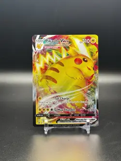 2023 POKEMON PIKACHU VMAX #SWSH286 BLACK STAR PROMO PREM. COLL. - NM - Image 1