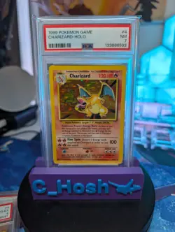 PSA 7 Pokemon Charizard 4/102 Unlimited Base Set Holo Rare TCG - Image 4