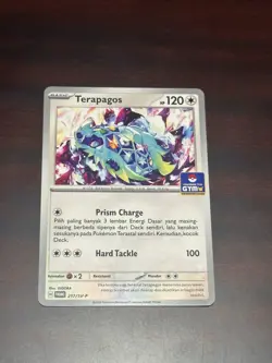Pokemon TCG Bahasa Indonesia Language Terapagos GYM Promo 217/SV-P - Image 1