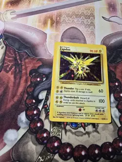 1999 Zapdos Pokemon TCG Base Set Holo 16/102 Unlimited - HP - Fast Free Shipping - Image 2