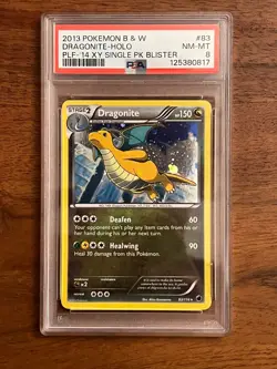 Pokemon TCG BW PLASMA FREEZE - DRAGONITE Holo #83 - PSA Grade 8 ('14) - Image 1