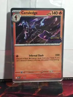 Pokemon TCG Phantasmal Flames STAFF Prerelease Promos Set of 4 Sealed In Hand - Image 1