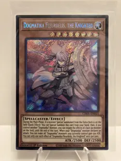 Yu-Gi-Oh! Dogmatika Fleurdelis, the Knighted CH01-EN015 * Secret Rare 1st Ed NM - Image 1