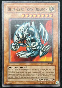 Yu-Gi-Oh Blue Eyes Toon Dragon SDP-020 MP - Image 1