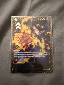 Sabo (Store Treasure Cup 2025 Winner) OP13-120 One Piece Promotion Cards Foil - Image 1
