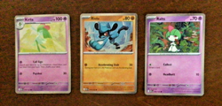 Pokemon TCG Kirlia, Ralts , Riolu Promo Cards - Image 1