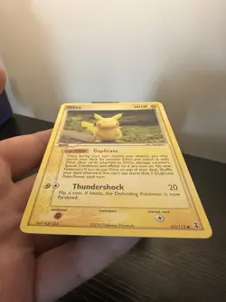 Pokemon TCG Ditto Pikachu Delta Species Card 63/113 Regular Common - Image 4